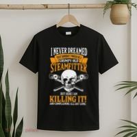 Steamfitter Grumpy Old Pipefitter Tradesman Plumber Pipe T-Shirt thumb 2