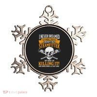 Steamfitter Grumpy Old Pipefitter Tradesman Plumber Pipe Ornament thumb 0