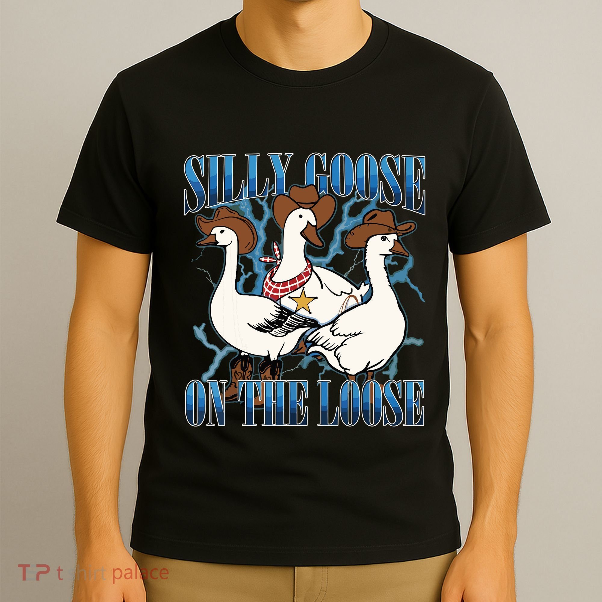 Silly Goose On The Loose Retro Groovy Silly Goose Club T-Shirt