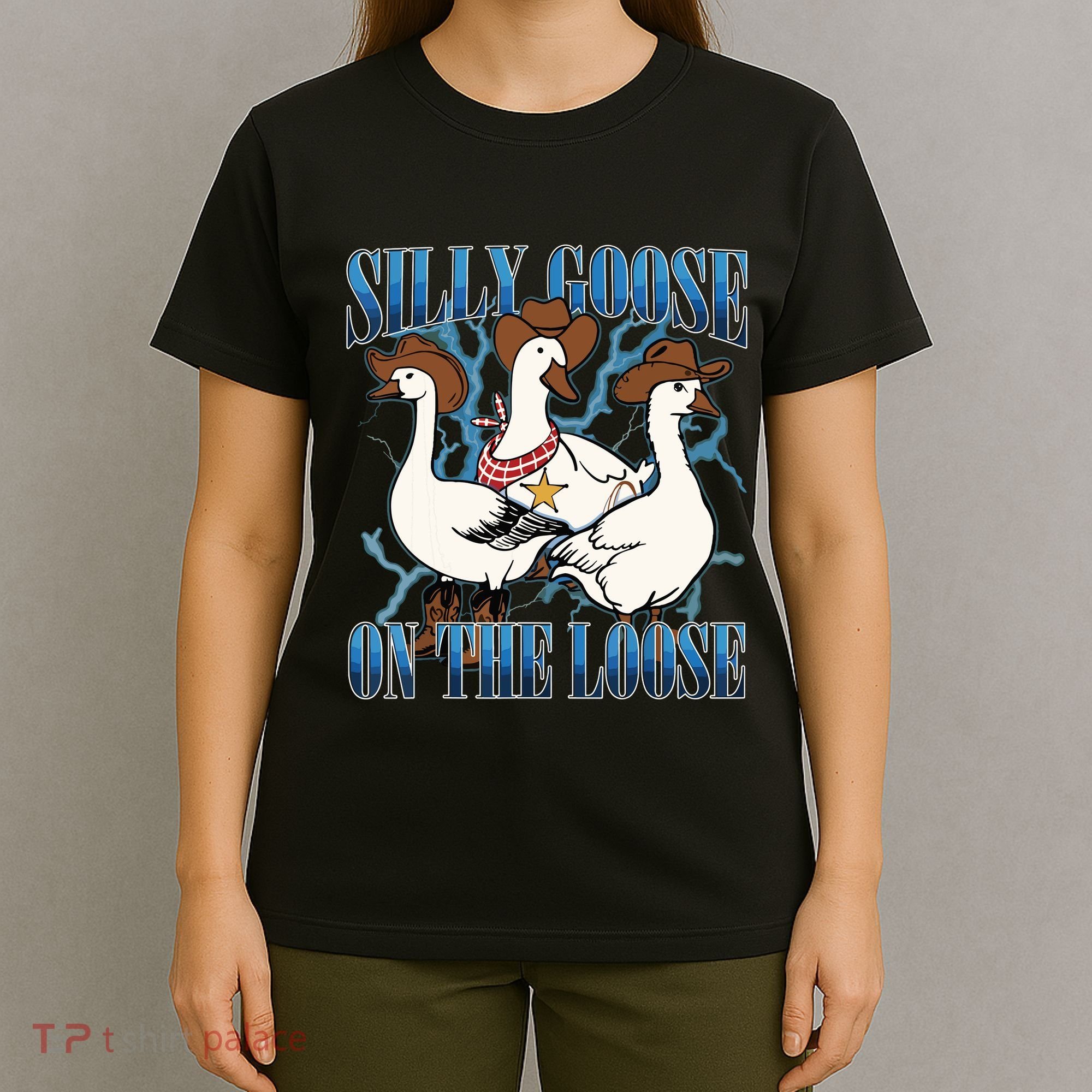 Silly Goose On The Loose Retro Groovy Silly Goose Club T-Shirt