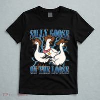 Silly Goose On The Loose Retro Groovy Silly Goose Club T-Shirt thumb 5