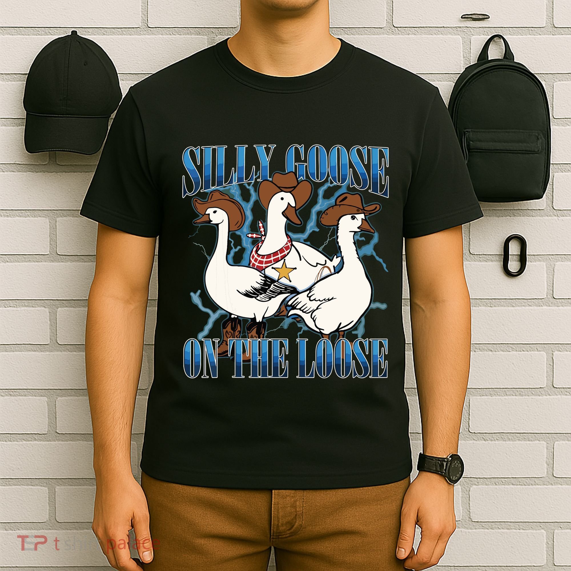 Silly Goose On The Loose Retro Groovy Silly Goose Club T-Shirt