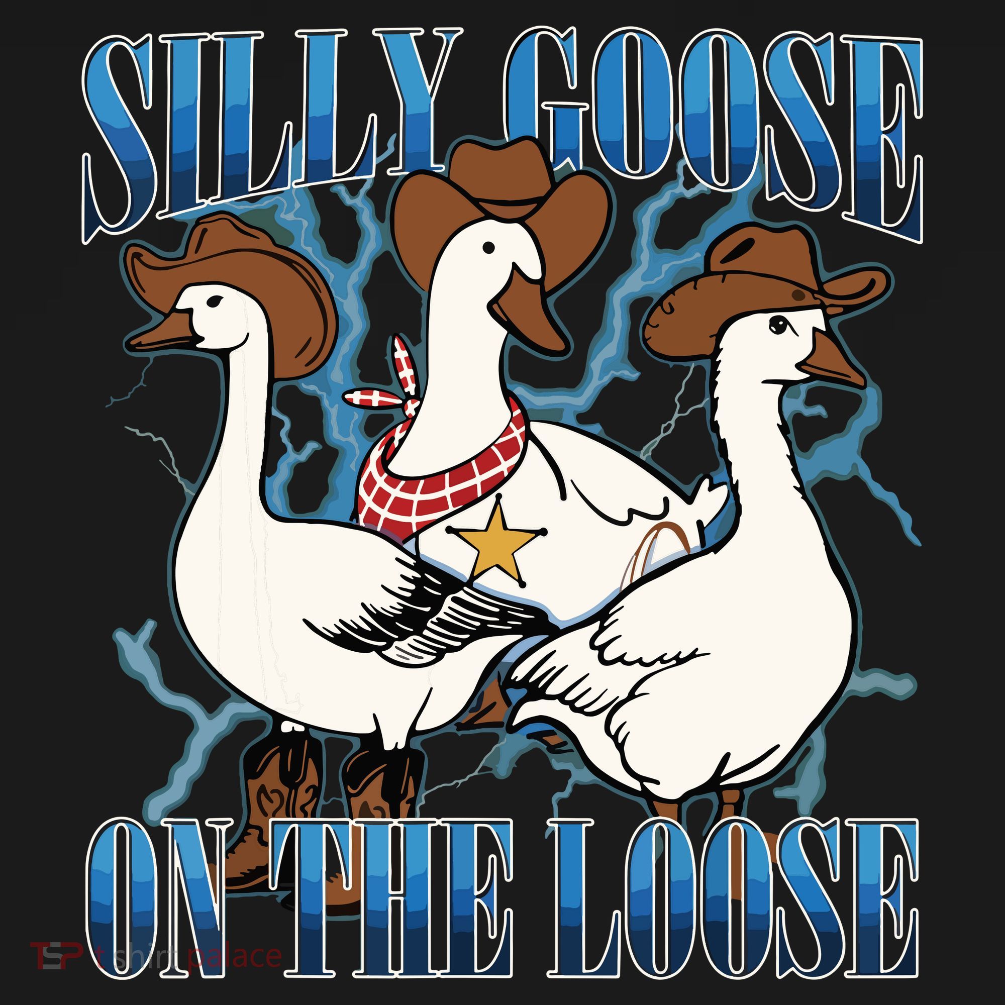 Silly Goose On The Loose Retro Groovy Silly Goose Club T-Shirt