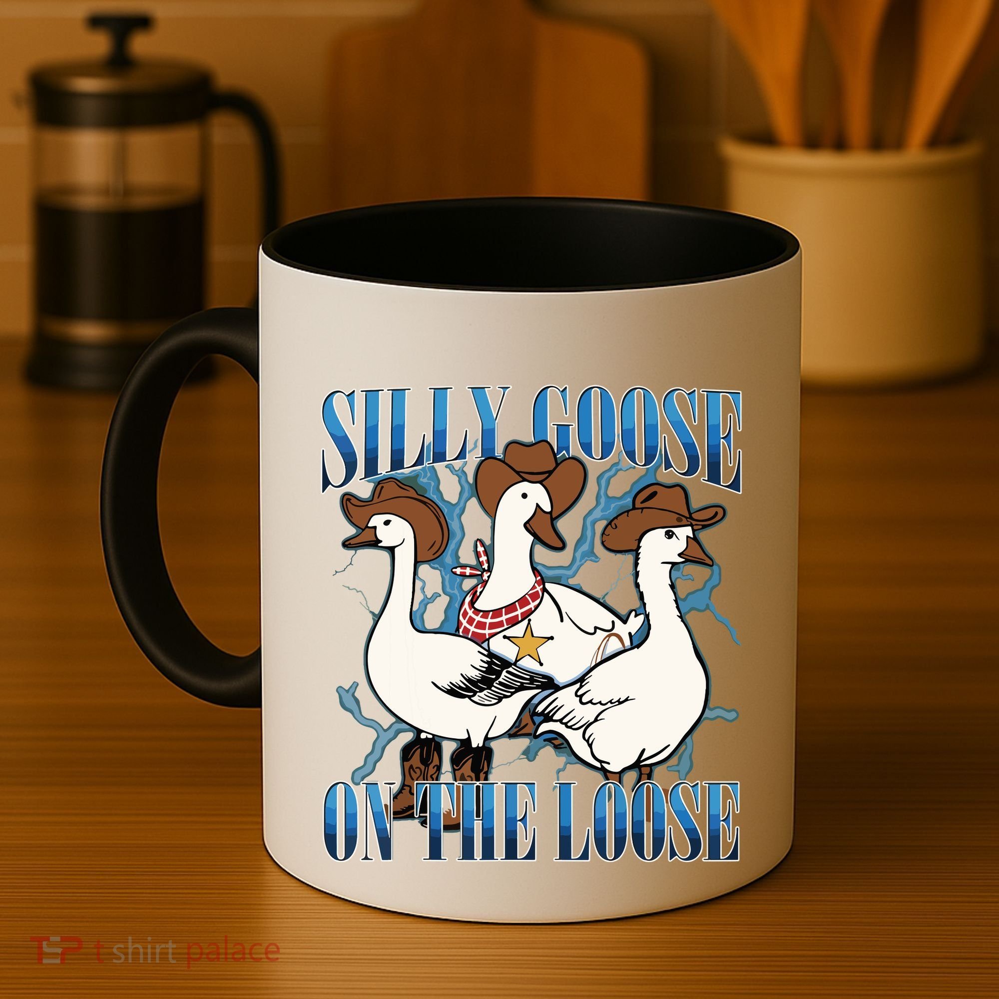 Silly Goose On The Loose Retro Groovy Silly Goose Club Coffee Mug