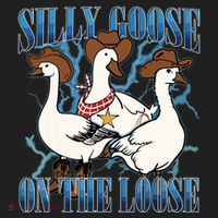 Silly Goose On The Loose Retro Groovy Silly Goose Club Beanie thumb 2