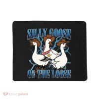 Silly Goose On The Loose Retro Groovy Silly Goose Club Mousepad thumb 0