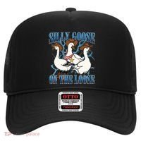 Silly Goose On The Loose Retro Groovy Silly Goose Club Hat thumb 0