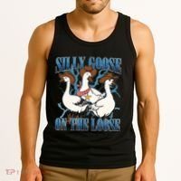 Silly Goose On The Loose Retro Groovy Silly Goose Club Tank Top thumb 3