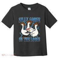Silly Goose On The Loose Retro Groovy Silly Goose Club Toddler T-Shirt thumb 0