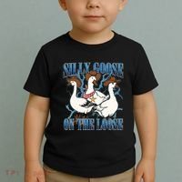 Silly Goose On The Loose Retro Groovy Silly Goose Club Toddler T-Shirt thumb 2