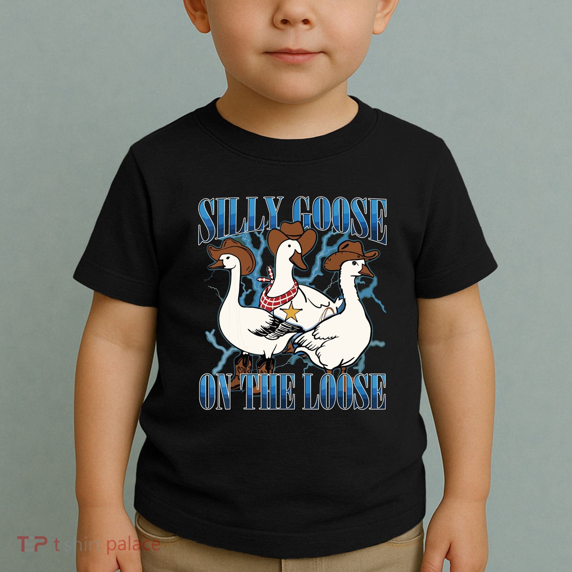 Silly Goose On The Loose Retro Groovy Silly Goose Club Toddler T-Shirt