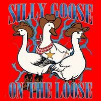 Silly Goose On The Loose Retro Groovy Silly Goose Club Santa Hat thumb 1