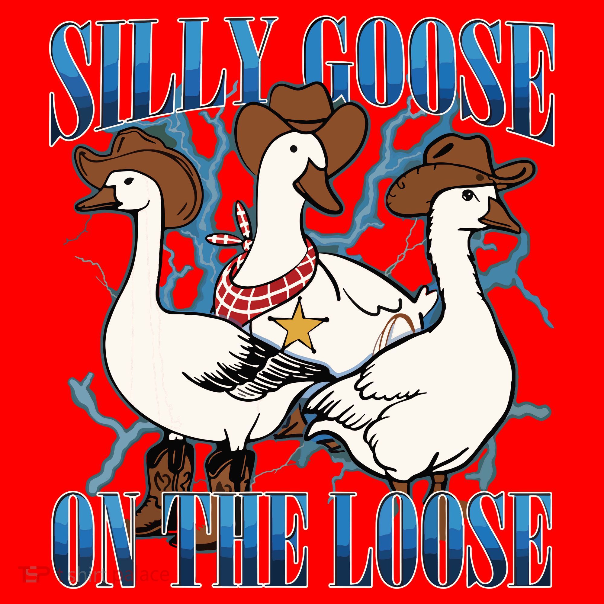Silly Goose On The Loose Retro Groovy Silly Goose Club Santa Hat
