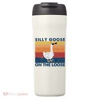 Silly Goose On The Loose Funny Saying Goose Funny 24oz Duet Stainless Steel Tumbler thumb 0