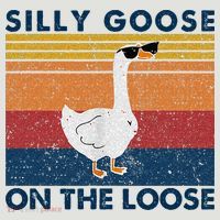 Silly Goose On The Loose Funny Saying Goose Funny 24oz Duet Stainless Steel Tumbler thumb 2