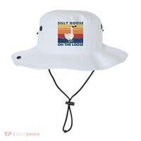 Silly Goose On The Loose Funny Saying Goose Funny Bucket Hat thumb 0