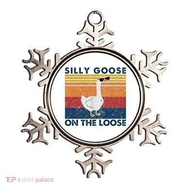 Silly Goose On The Loose Funny Saying Goose Funny Ornament