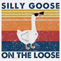 Silly Goose On The Loose Funny Saying Goose Funny Baby Bodysuit thumb 2
