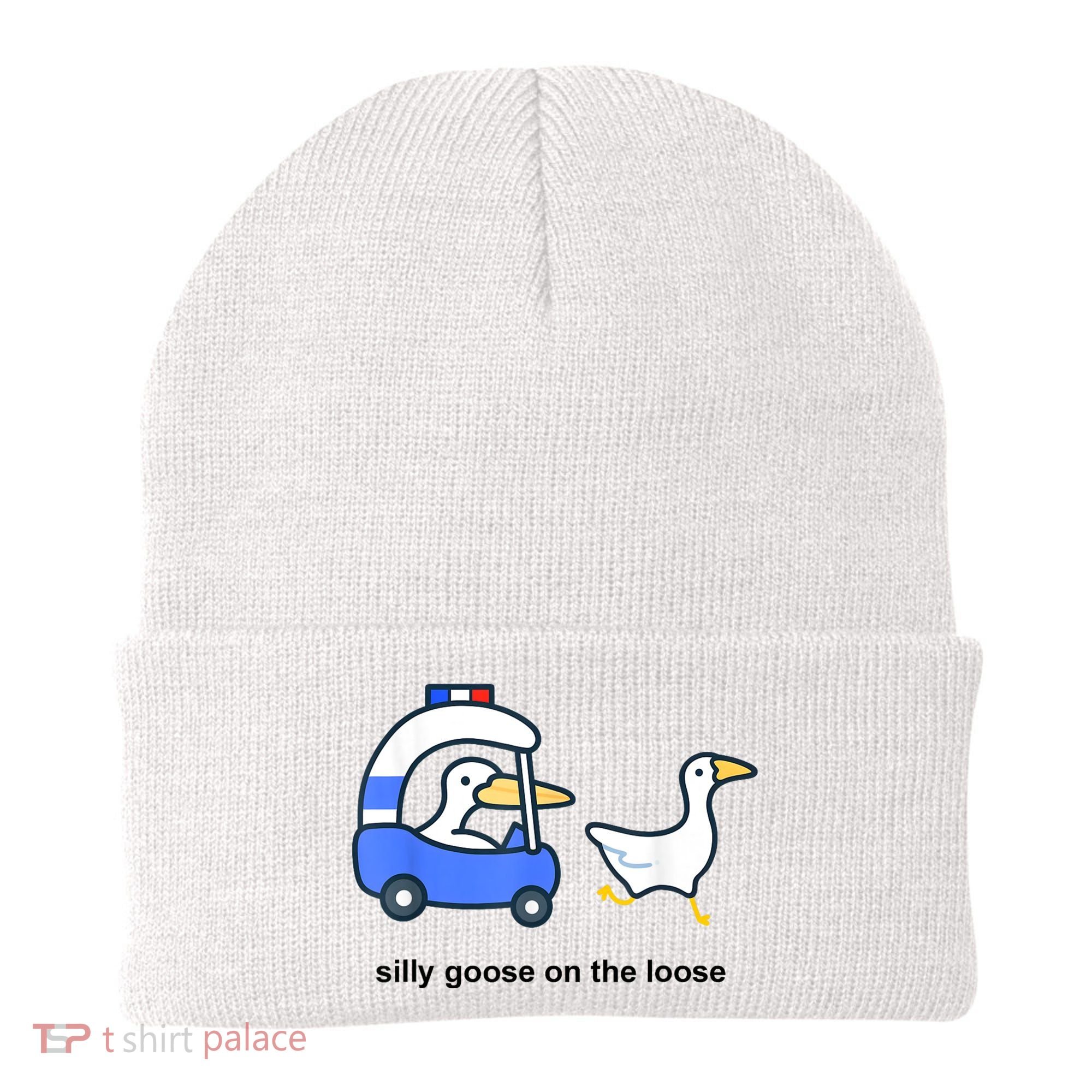 Silly Goose On The Loose Police Car And Duck Beanie