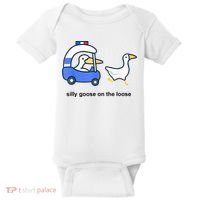 Silly Goose On The Loose Police Car And Duck Baby Bodysuit thumb 0
