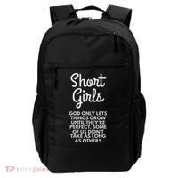 Short God Only Lets Things Grow Until They're Perfect Backpack thumb 0