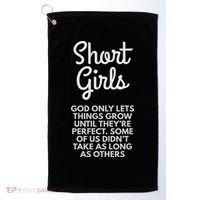 Short God Only Lets Things Grow Until They're Perfect Golf Towel thumb 0