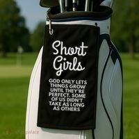 Short God Only Lets Things Grow Until They're Perfect Golf Towel thumb 2