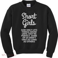 Short God Only Lets Things Grow Until They're Perfect Kids Sweatshirt thumb 0