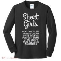 Short God Only Lets Things Grow Until They're Perfect Kids Long Sleeve Shirt thumb 0