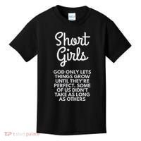 Short God Only Lets Things Grow Until They're Perfect Kids T-Shirt thumb 0