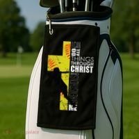Softball Gifts Players N Christian Religious Golf Towel thumb 2