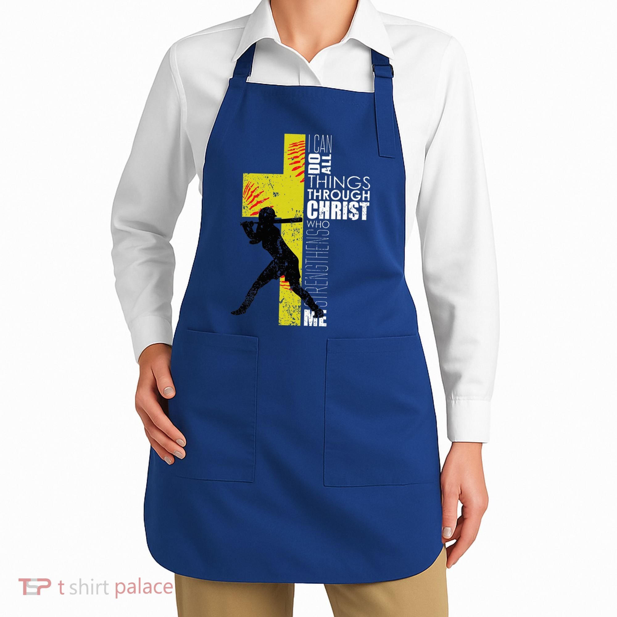 Softball Gifts Players N Christian Religious Apron