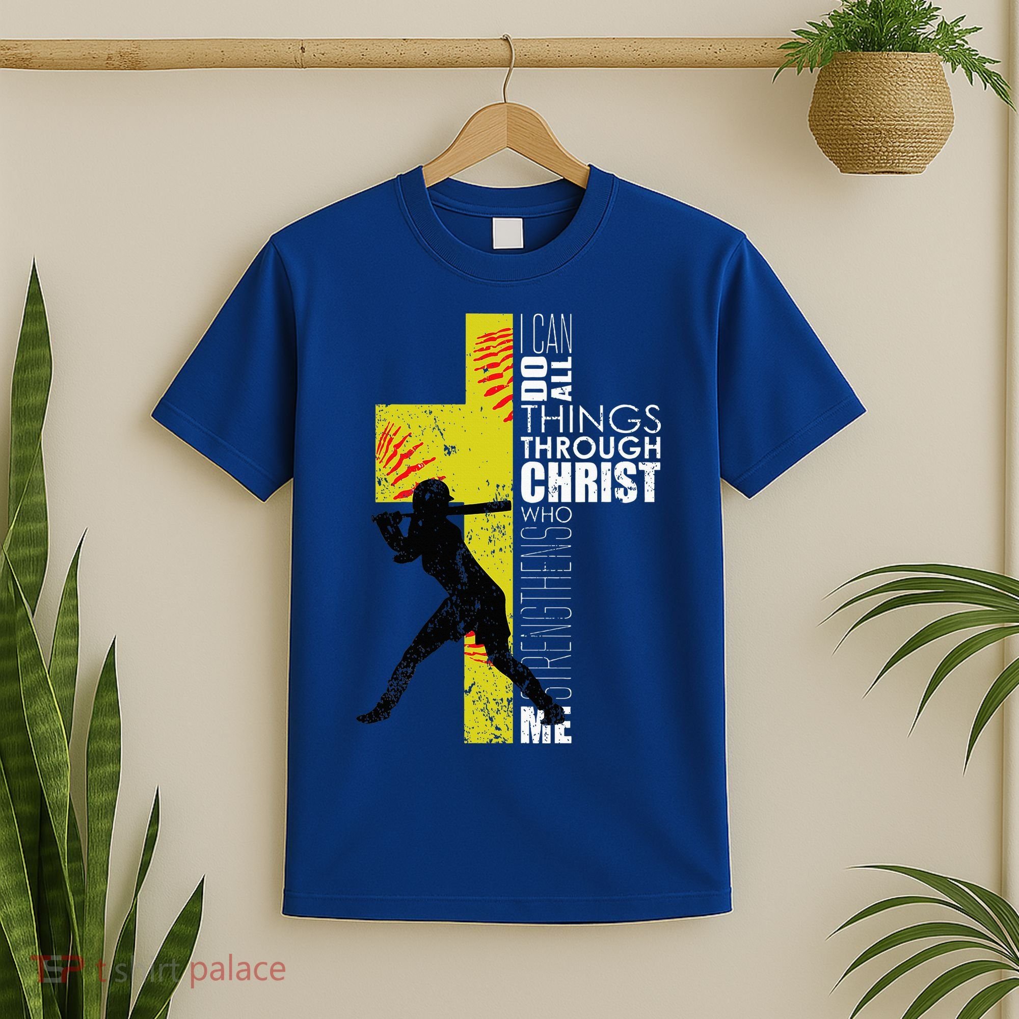 Softball Gifts Players N Christian Religious T-Shirt