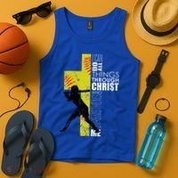 Softball Gifts Players N Christian Religious Tank Top thumb 4