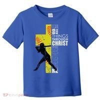 Softball Gifts Players N Christian Religious Toddler T-Shirt thumb 0