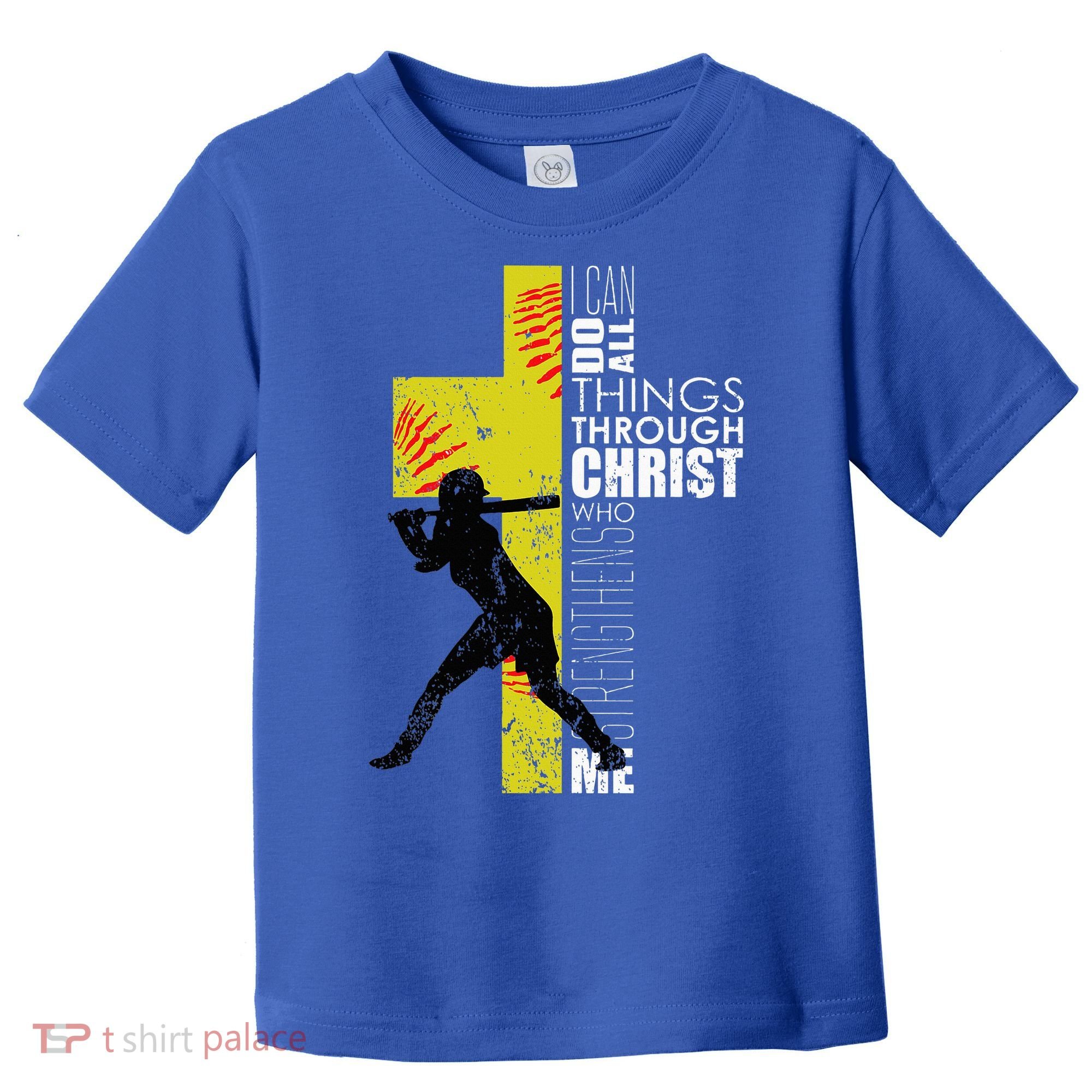 Softball Gifts Players N Christian Religious Toddler T-Shirt