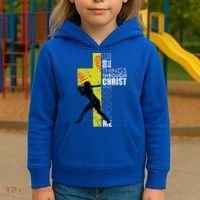 Softball Gifts Players N Christian Religious Kids Hoodie thumb 3