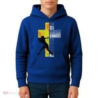 Softball Gifts Players N Christian Religious Kids Hoodie thumb 4