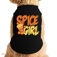 Spice Girl Pumpkin Coffee Lover Fall Doggie Tank thumb 0