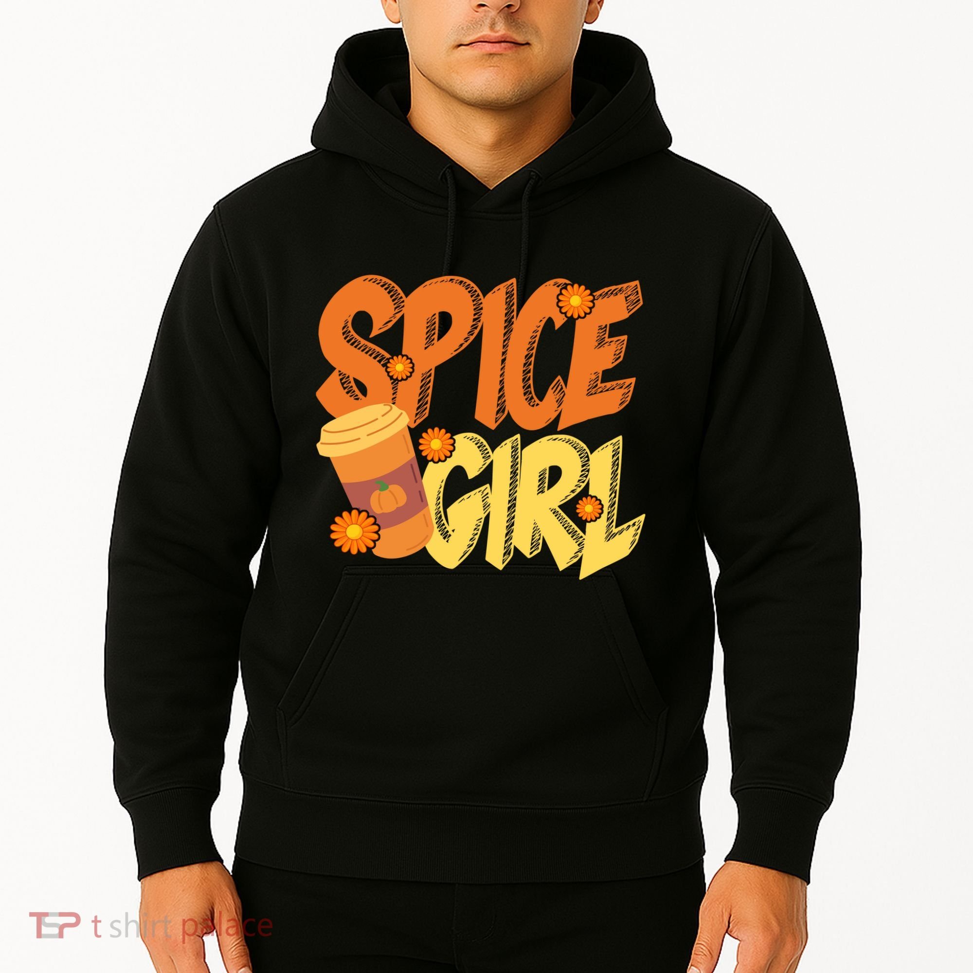 Spice Girl Pumpkin Coffee Lover Fall Hoodie