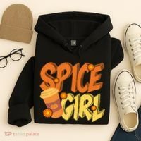 Spice Girl Pumpkin Coffee Lover Fall Hoodie thumb 4