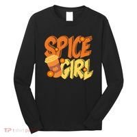 Spice Girl Pumpkin Coffee Lover Fall Long Sleeve Shirt thumb 0