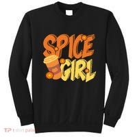 Spice Girl Pumpkin Coffee Lover Fall Sweatshirt thumb 0