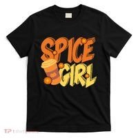 Spice Girl Pumpkin Coffee Lover Fall T-Shirt thumb 0