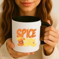 Spice Girl Pumpkin Coffee Lover Fall Coffee Mug thumb 3