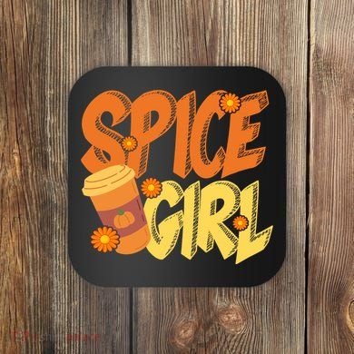 Spice Girl Pumpkin Coffee Lover Fall Coaster