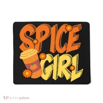 Spice Girl Pumpkin Coffee Lover Fall Mousepad