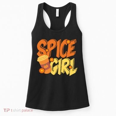 Spice Girl Pumpkin Coffee Lover Fall Women's Tank Top