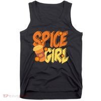Spice Girl Pumpkin Coffee Lover Fall Tank Top thumb 0