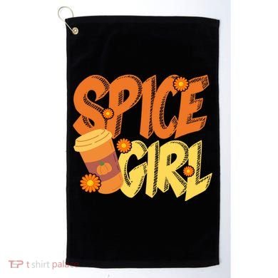 Spice Girl Pumpkin Coffee Lover Fall Golf Towel